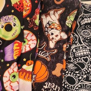 Halloween Themed Leggings Set Of 3 Size Xl